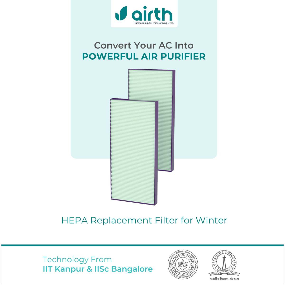 HEPA Filter Replacement for Winter.