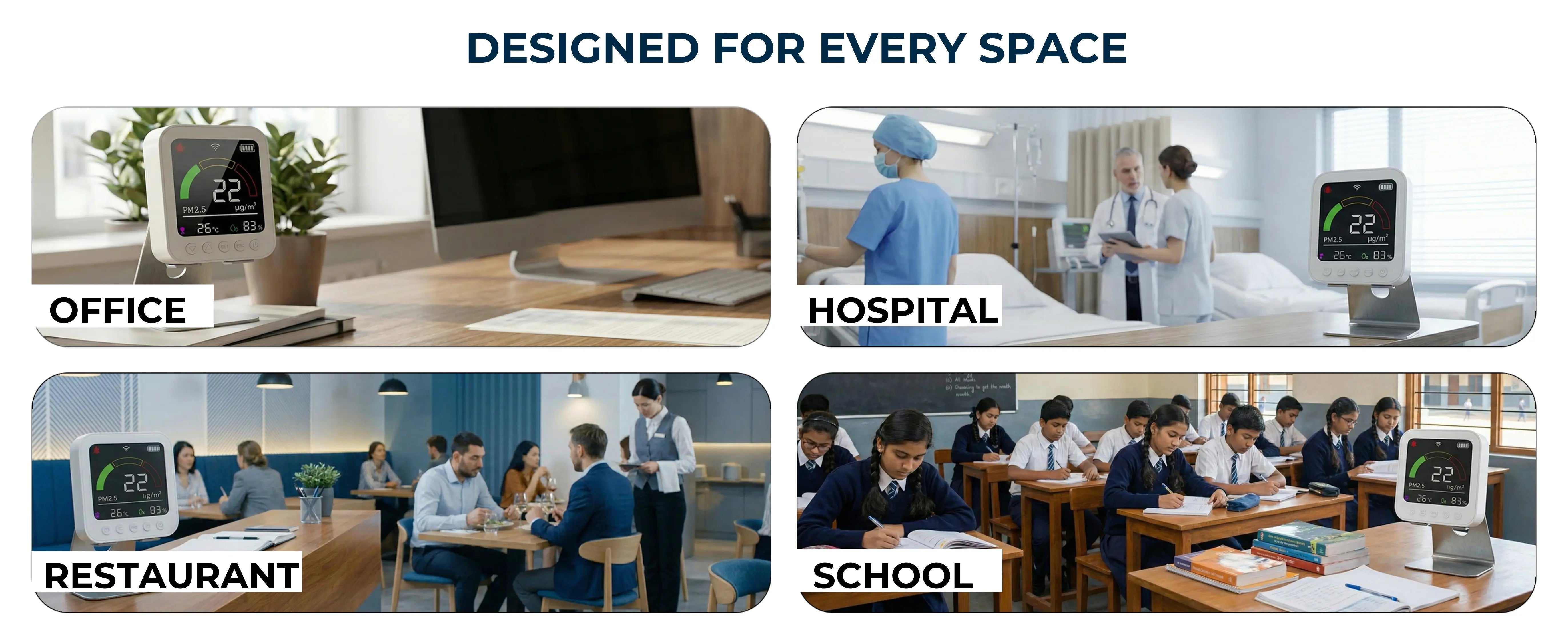 Smart Air Quality Monitor Usage