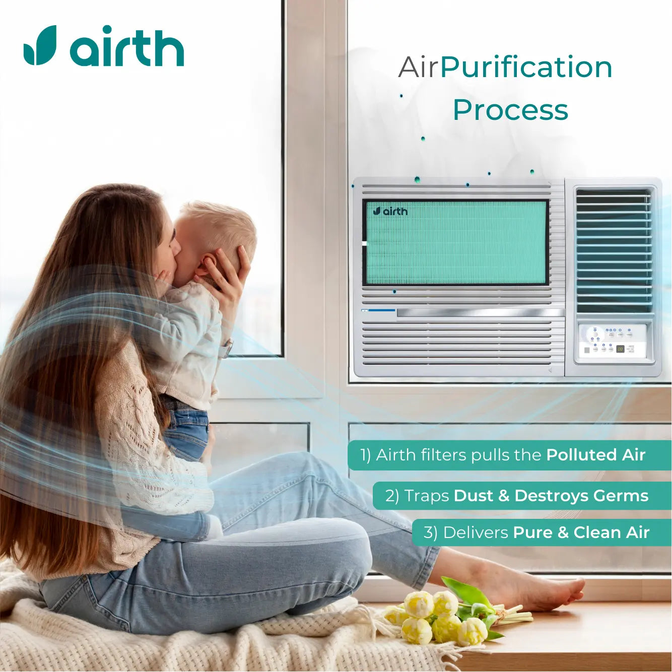 Window AC Air Purifier