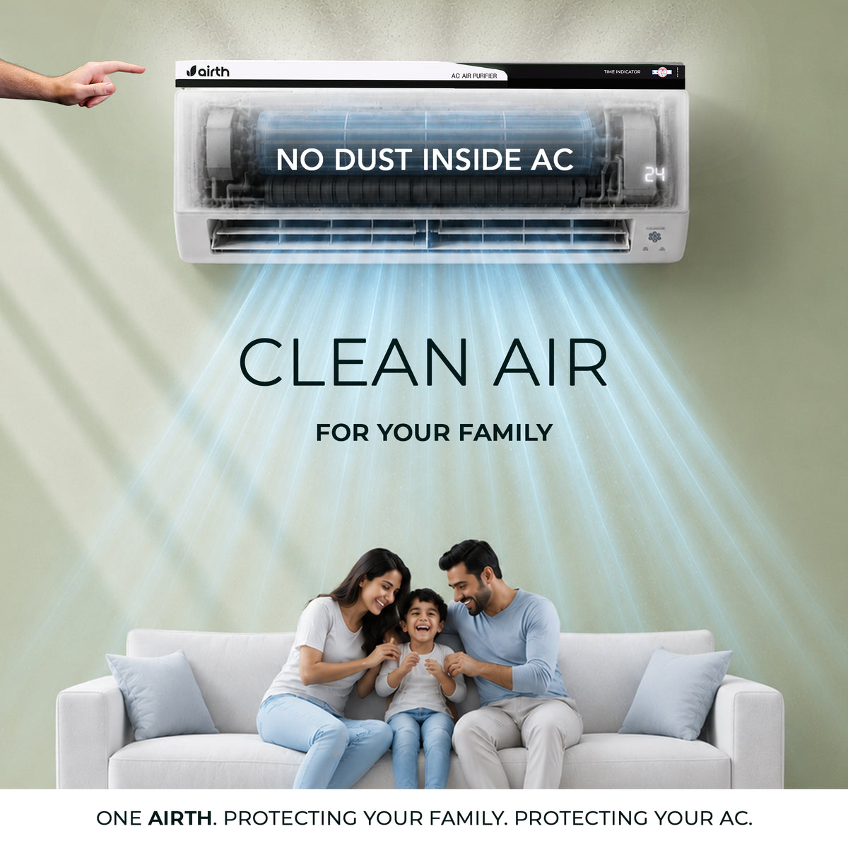 Air Purifier For Split AC- FILTRIX Technology