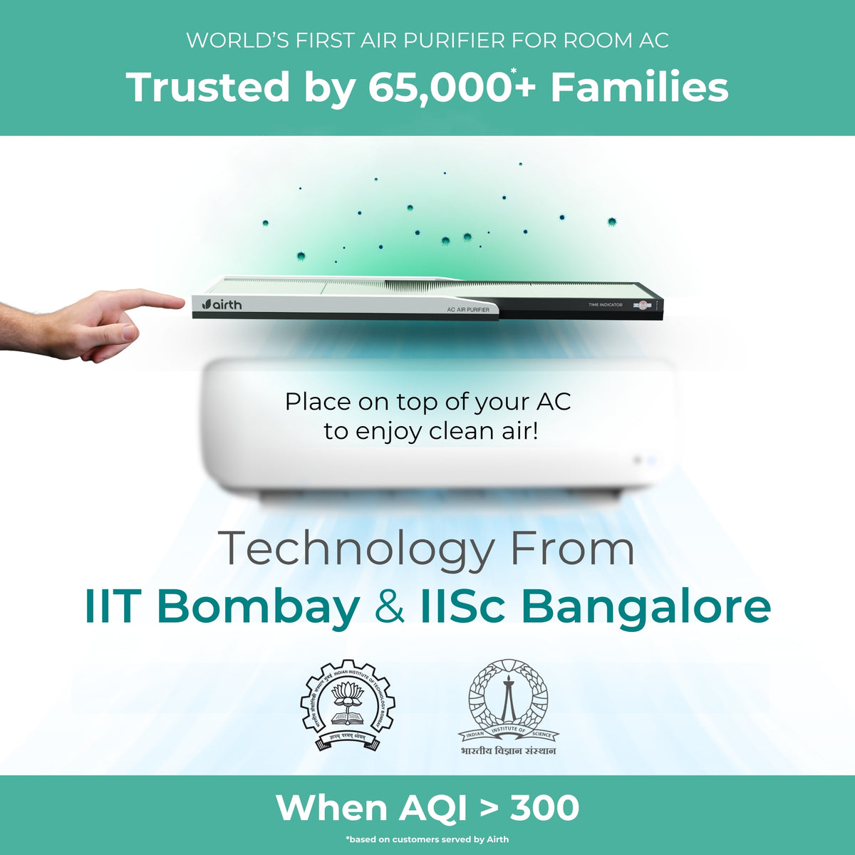 Air Purifier for Split AC - Winter