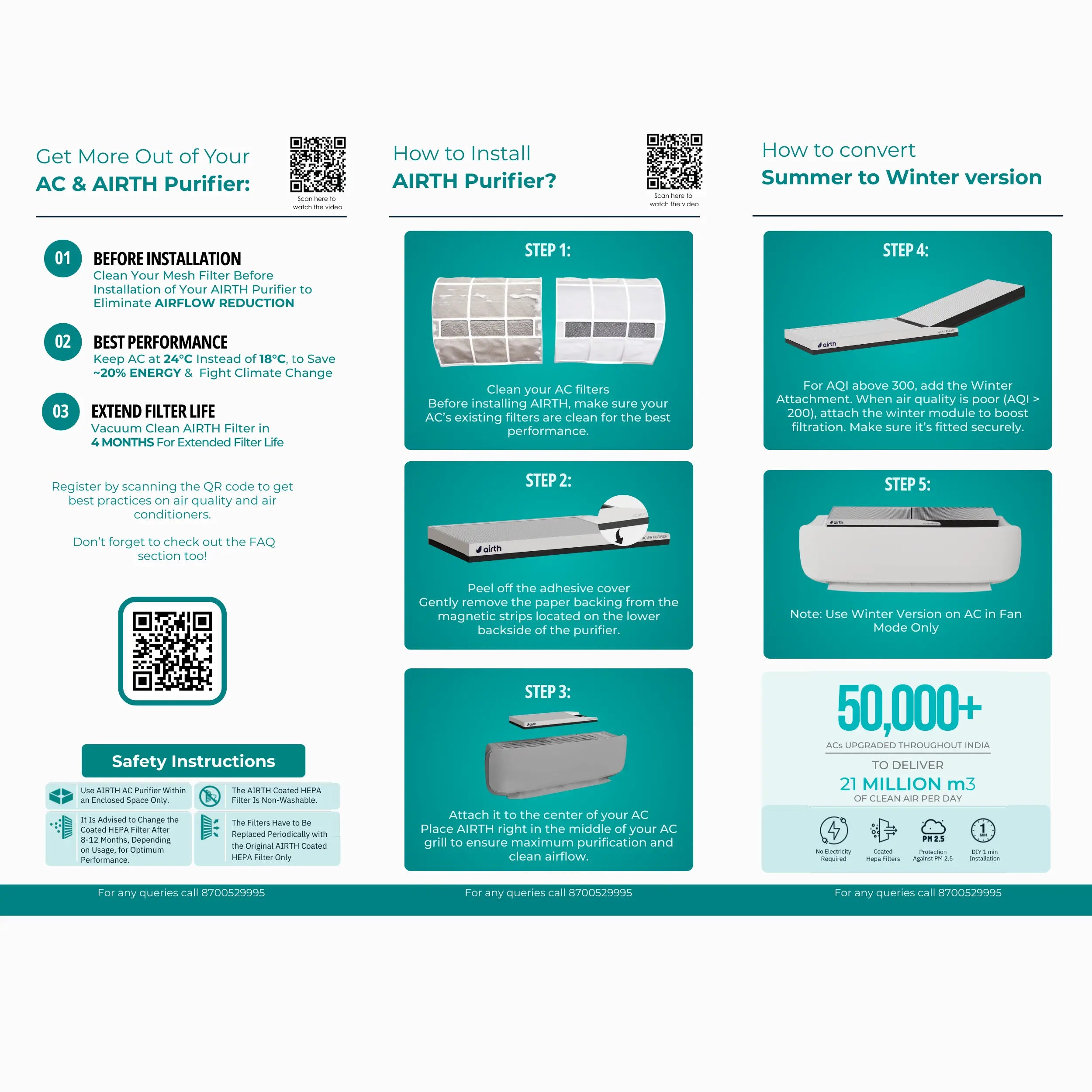 Airth Filter Breathe easy with our Cassette AC Air Purifier – AIRTH